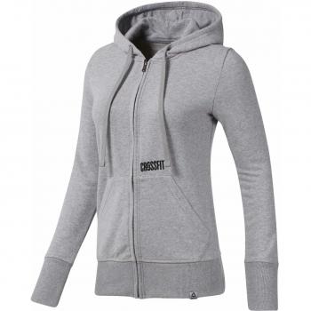 Reebok RC CF Repeat Full Zip Sudadera, Mujer, brgrin, S