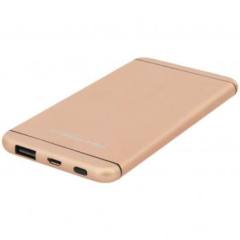 Akashi Batería Externa 5000mAh Smartphone y Tablet Puerto USB Oro
