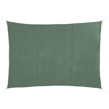 Toldo Vela de Sombra Rectangular Shae Verde Oliva - 4 x 3 m - Poliéster