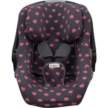 Funda para silla de coche Jané Koos I-Size y Concord Neo Air Safe Jyoko Fluor Heart