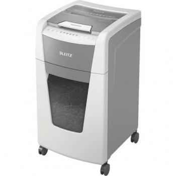 Leitz IQ Auto+ Office 300 P4 Destructora de Papel Automática - Capacidad de Trituración de 300 Hojas - Papelera de 60L - Corte en Partículas (P-4)