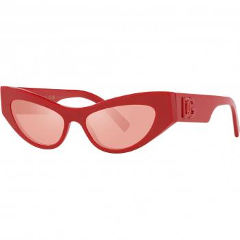 Dolce & Gabbana DG4450 3088E4 Women’s Cat Eye Sunglasses in Red Size 52