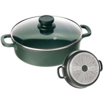 Vier 802-24 Cacerola, Negro, 24 cm