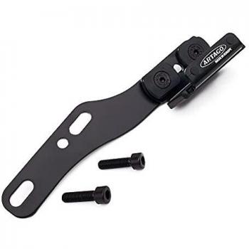 Soporte Universal Artago K403 para Antirrobo de Moto 30X14 y 30X10, Montaje en Tornillo, Compatible con Estribera Desmontable