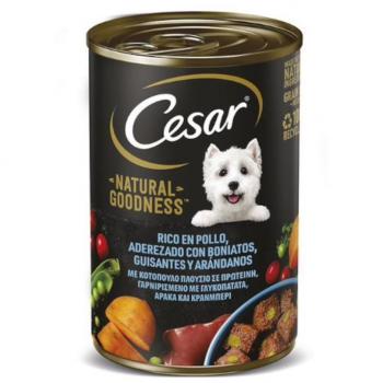 Cesar Natural Goodness Comida Húmeda para Perros Adultos Sabor Pollo en Lata 400g