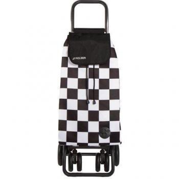 Rolser Einkaufsroller Logic Tour/f3 - Maleta, color blanco, negro, talla 39.5 x 32.5 x 105 cm