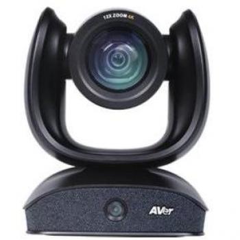 Aver CAM570 PTZ Dual Camera, 4K, 12x Optical Zoom, USB/HDMI/IP Outputs, Audio Tracking, Dynamic Smart Frame Technology, Preset Framing, Power over Ethernet Plus (PoE+), RS232 Control