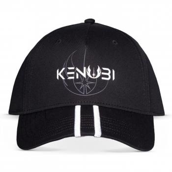 Gorra Star Wars Obi-Wan Kenobi Ajustable con Insignia Metálica para Hombre