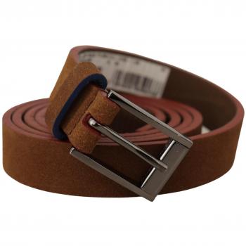 Dolce & Gabbana Brown Logo Engraved Metal Waist Buckle Belt - 90 cm / 36 Inches