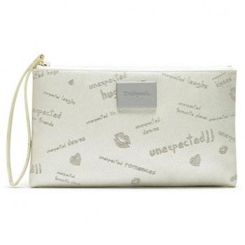 Desigual Monedero 18SAYP04 Tellme Monica Talla: U Color Beige
