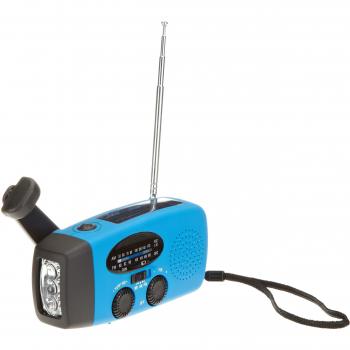 SolarCosa 088-BLUE WR-088 - Radio a dinamo, color azul