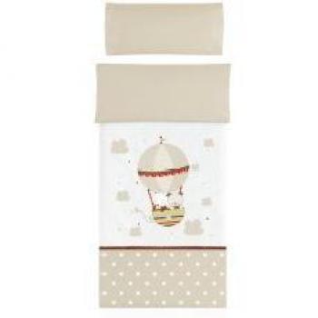 Petite Star Quilt Carcasa algodón 100% con el cojín cubierta Amici, para Maxi Cuna lino