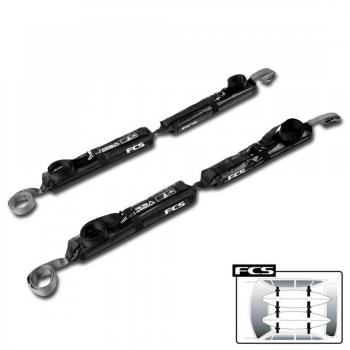 FCD - Baca doble portaequipajes para coche, color negro
