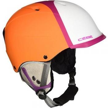 Cébé Contest Visor Pro Cascos de ski, Unisex Adulto, Matt Orange Purple Pink, 58-62 cm