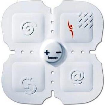 Beurer EM 20 Electroestimulador Masaje Sixpack, 15 niveles de intensidad, color blanco