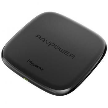 RAVPower Cargador Inalámbrico de 7.5W de Carga Rápida Base de Carga Inalámbrica Qi de 10W Compatible con Galaxy S8/ S8 +/S7/ S7 Edge y Todos los Dispositivos Habilitados para Qi