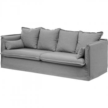 Sofá cama convertible Odilon 3 plazas gris claro - Atmosphera