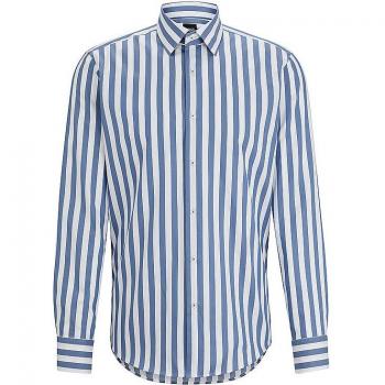 Boss Versatile Striped Shirt, Multicolor male, Size: 4XL