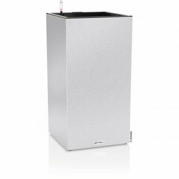 Macetero Lechuza Canto Stone 40 LED Blanco Cuarzo 76 x 40 x H 76 cm