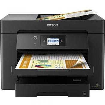 Impresora Multifuncional Inyección de Tinta Color A3 Epson WorkForce WF-7830DTWF Wi-Fi, Dúplex, USB y Ethernet