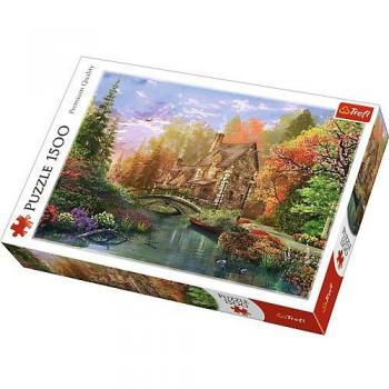 1500-Piece Trefl Puzzle: Cottage by the Lake