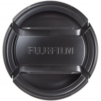 Fujifilm FLCP-58 - Tapa de objetivo de 58 mm para Fujinon XF 14 mm y XF 18 - 55 mm, XF 16 - 50 mm, XC 50 - 230 mm, color negro