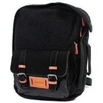 Diadora Heritage - Bolso de asas para hombre negro talla única
