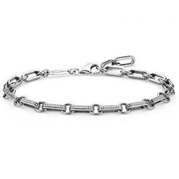 Thomas Sabo Rebel at Heart Men's Silver Bracelet A1791-637-21-L20v