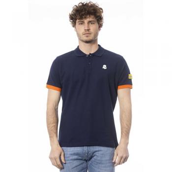 Invicta Blue Cotton Polo Shirt - M, Male, Short Sleeve Polo Shirt, Size: M