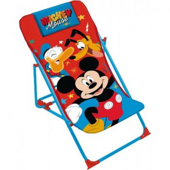 Tumbona Plegable Infantil Ajustable Spiderman, Mickey Mouse, Minnie y Stitch 43 x 66 x 61 cm