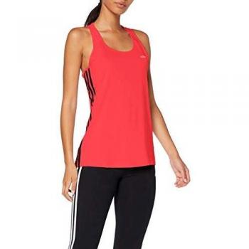 adidas D2M 3S Tank Camiseta de Tirantes, Mujer, rojsho, M