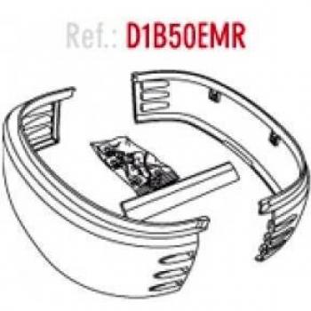 Shad D1B50EMR Recambio Conjunto Embellecedor Derecho e Izquierdo para Baúl Sh50, Negro