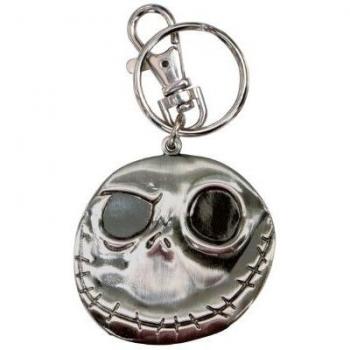 Monogram- Pesadilla Antes de Navidad Llavero Cara Jack Skellington, Multicolor