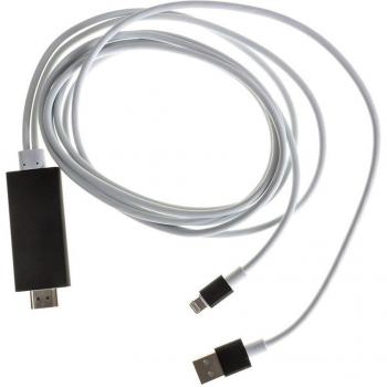 Cable HDMI para iPhone/iPad Lightning 8 pins