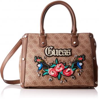 Guess - Badlands, Bolsos de mano Mujer, Marrón