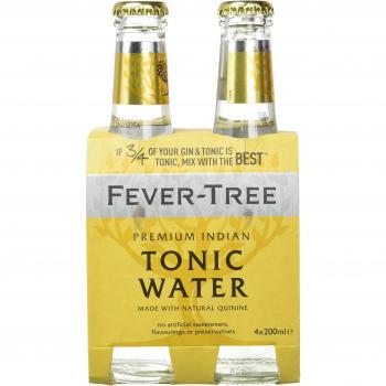 Fever Tree Tónica Premium Natural, 4 x 20cl
