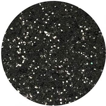 Hemway Negro del arte del brillo 100g 3,5 oz extra gruesos 1/24 0,040 1MM de Artes Oficios Vasos de papel de vidrio Decoraciones proyectos de bricolaje