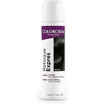 Colorcrem Retoque Expres Tinte Retoca Raíces Expres Spray, Negro, 75 Mililitros