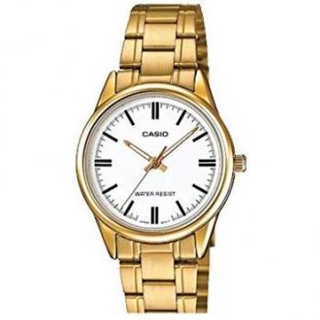 Casio Women's Classic Gold Watch - Elegant Design, Stainless Steel, Quartz, Water Resistant