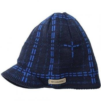 Columbia Northern Peak Visor Beanie - Gorro de invierno unisex, color azul, talla única