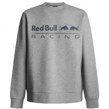Sudadera unisex Red Bull Racing x Pepe Jeans cuello redondo con logo estampado, color gris azul marino, talla XL