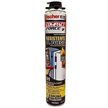 fischer - Espuma poliuretano antiincendios pistola para sellar juntas, aislamiento acústico y térmico, Fire stop bote 750 ml