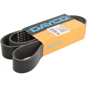 Correa acanalada en V poli V DAYCO 10PK1575HD, tipo de producto: correa trapecial poli V, características: longitud de 1575 mm, perfil en V, alta resistencia y durabilidad