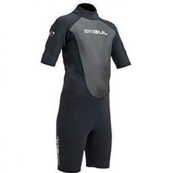 2016 Gul Response Junior 3/2mm Shorty in Black RE3322 Junior Sizes - JUNIOR LARGE