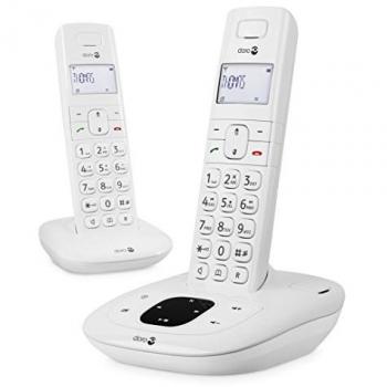 Doro Comfort 1015 Duo, Teléfono inalámbrico con tecnología digital DECT2, blanco