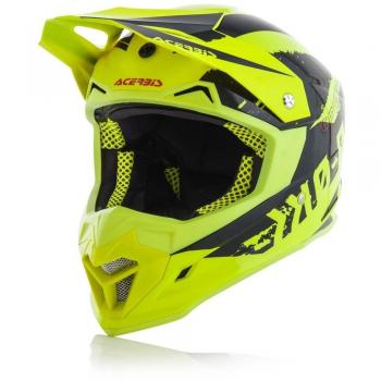 ACERBIS 0022821.279.064 Casco, Amarillo/Negro, M