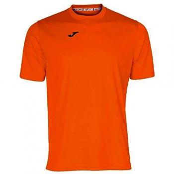 Joma Combi Short Sleeve T-Shirt for Kids, Orange, Size 128-140 cm