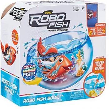 Acuario Robo Fish - Pez Sumergible con Arena Mágica (Zuru - 7126)