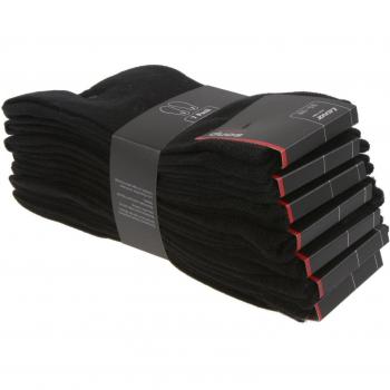 Lenz Duos 1-7 Black Work Socks, Size 39-42, Pack of 7