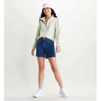 Levi's Pantalones Cortos Azules 501 de Mujer con Estilo Clásico
